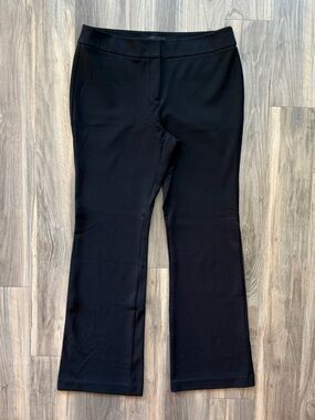 Talbots Bootcut Ponte Pants in Black Size 16 Long